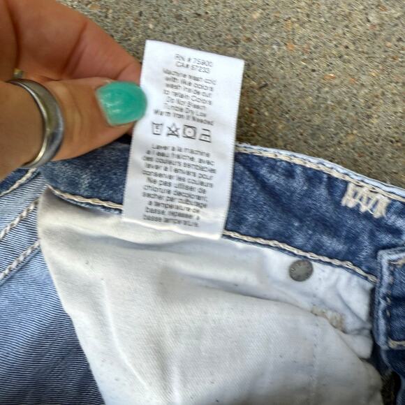 Big Star Liv Boot Cut Light Acid Wash 27L Light Blue Jeans - Picture 6 of 9